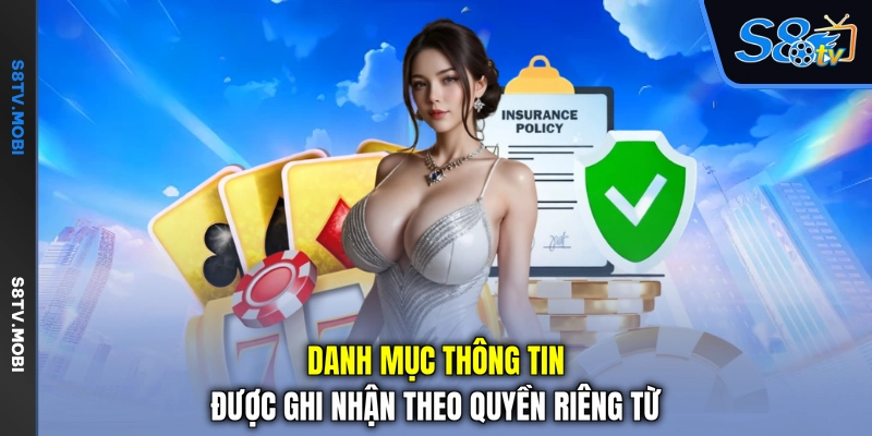 Danh mục thông tin được ghi nhận theo quyền riêng từ